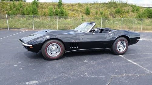 1969 Black Chevrolet Corvette --