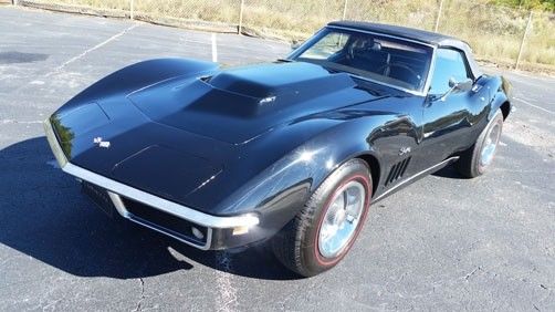 1969 Black Chevrolet Corvette --