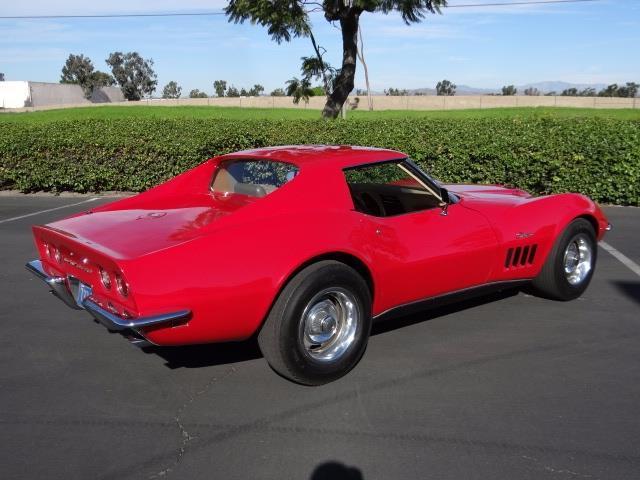 1969 Red Chevrolet Corvette --