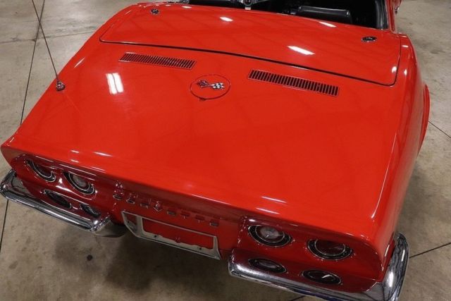 1969 Red Chevrolet Corvette Convertible