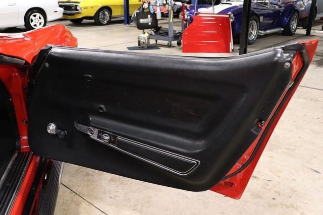 1969 Red Chevrolet Corvette Convertible