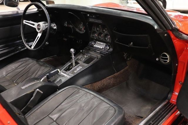 1969 Red Chevrolet Corvette Convertible