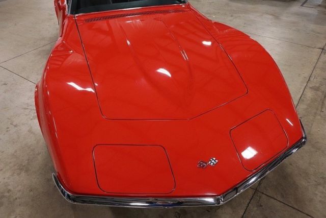1969 Red Chevrolet Corvette Convertible