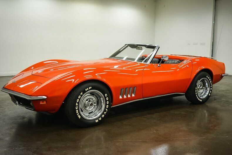 1969 Red Chevrolet Corvette --