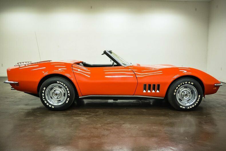 1969 Red Chevrolet Corvette --