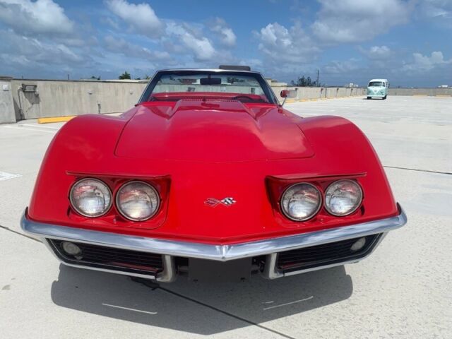 1969 Red Chevrolet Corvette --