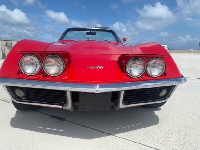 1969 Red Chevrolet Corvette --