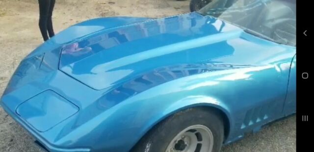 1969 Blue Chevrolet Corvette Convertible