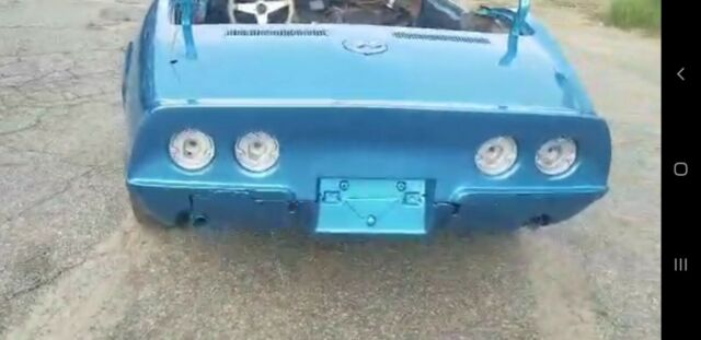 1969 Blue Chevrolet Corvette Convertible