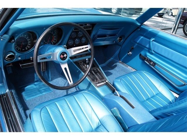 1969 Blue Chevrolet Corvette Convertible