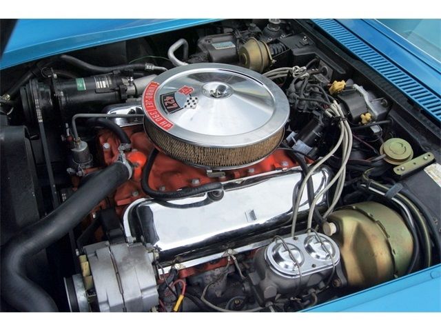 1969 Blue Chevrolet Corvette Convertible