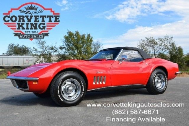 1969 Red Chevrolet Corvette SEDAN