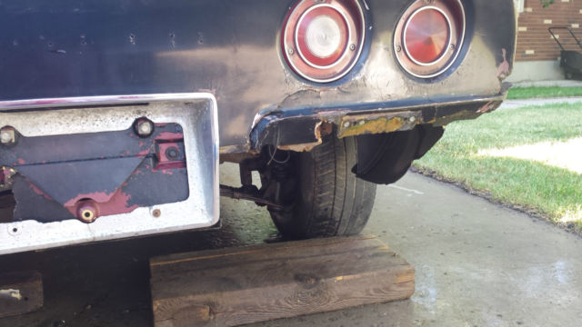 1969 Gold Chevrolet Corvette Coupe