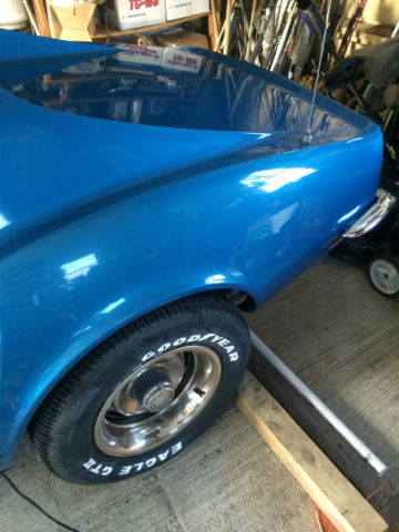 19690000 LeMans Blue Chevrolet Corvette Convertible