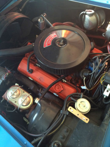 19690000 LeMans Blue Chevrolet Corvette Convertible