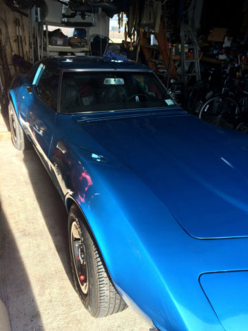 19690000 LeMans Blue Chevrolet Corvette Convertible