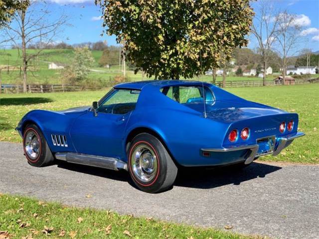 1969 Blue Chevrolet Corvette Coupe