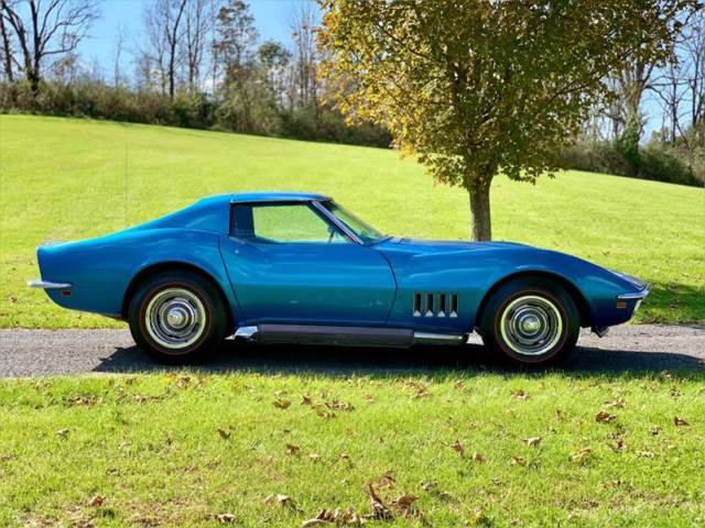 1969 Blue Chevrolet Corvette Coupe