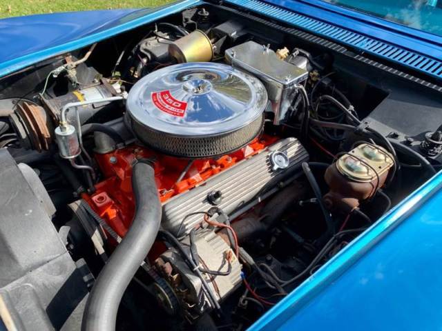 1969 Blue Chevrolet Corvette Coupe
