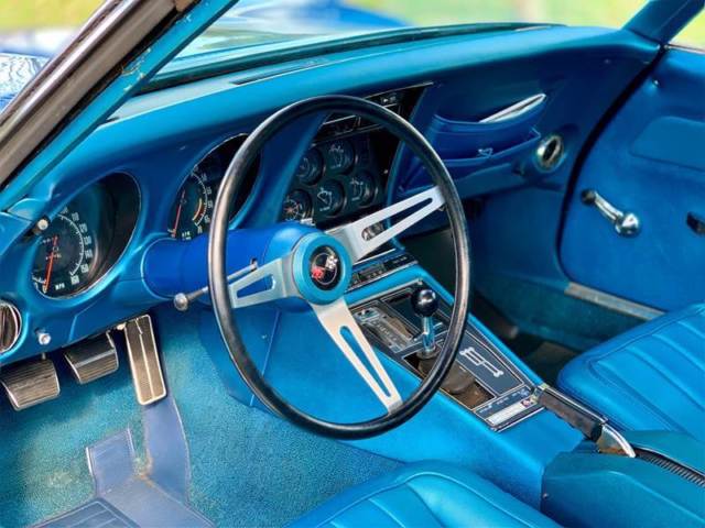 1969 Blue Chevrolet Corvette Coupe