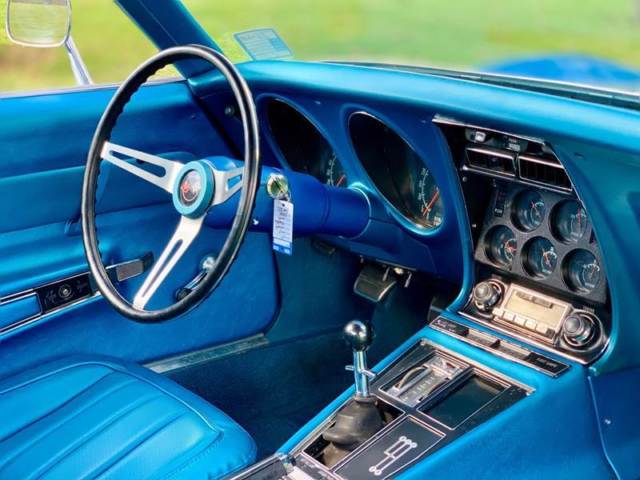 1969 Blue Chevrolet Corvette Coupe