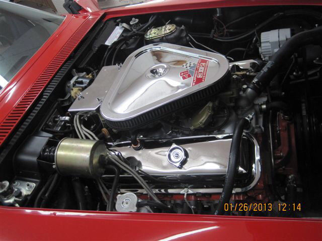 1969 Red Chevrolet Corvette --