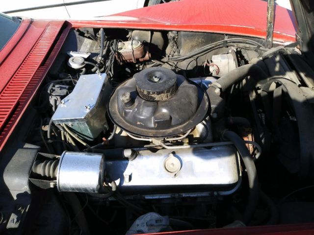 1969 Red Chevrolet Corvette Convertible