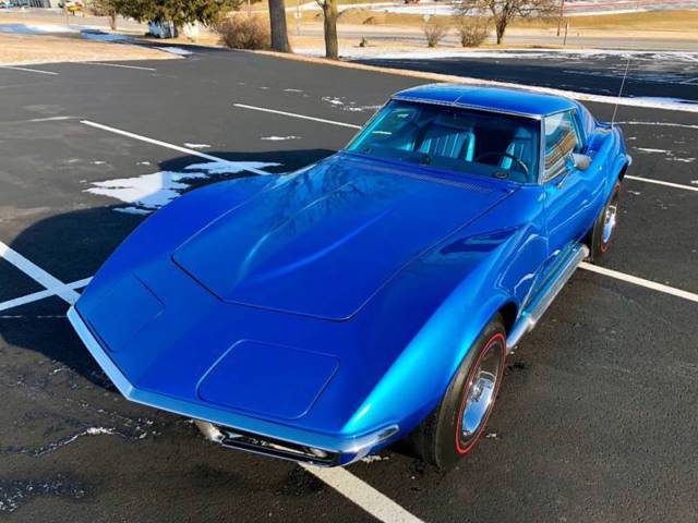 1969 Blue Chevrolet Corvette Coupe