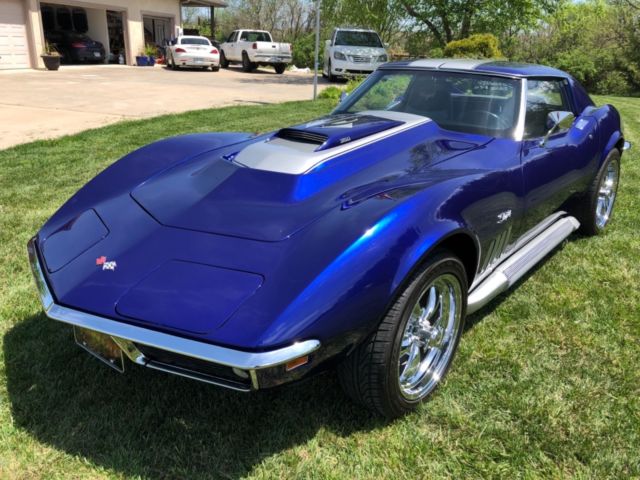 1969 Blue Chevrolet Corvette Coupe