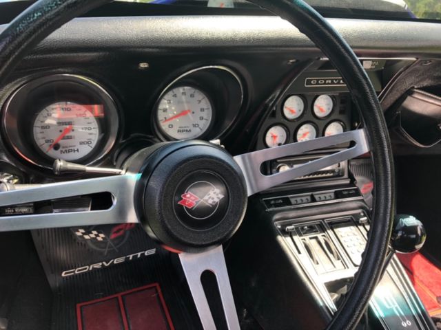 1969 Blue Chevrolet Corvette Coupe