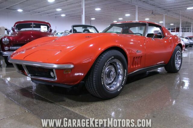 1969 Red Chevrolet Corvette Coupe