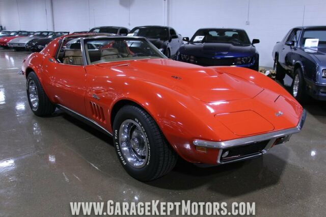 1969 Red Chevrolet Corvette Coupe