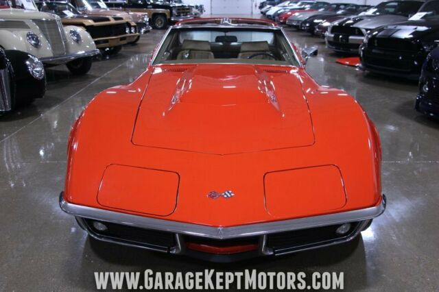1969 Red Chevrolet Corvette Coupe