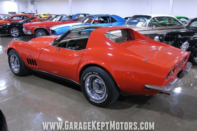 1969 Red Chevrolet Corvette Coupe