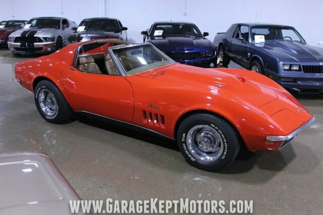 1969 Red Chevrolet Corvette Coupe