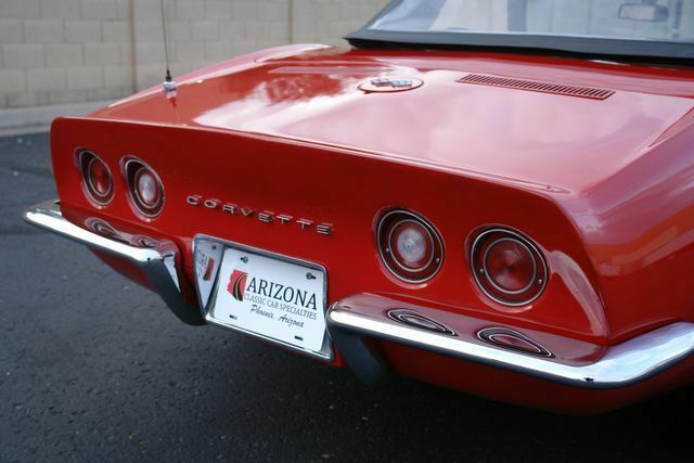 1969 Red Chevrolet Corvette Convertible
