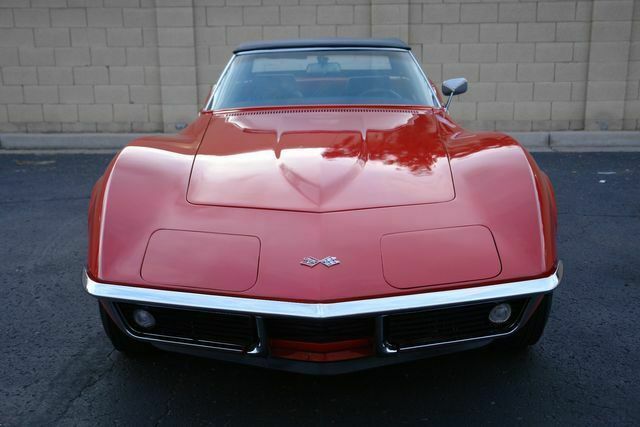 1969 Red Chevrolet Corvette Convertible