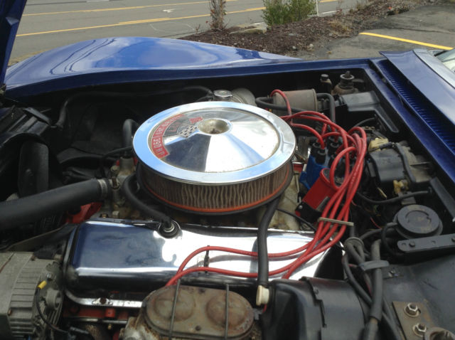 1969 Blue Chevrolet Corvette Convertible