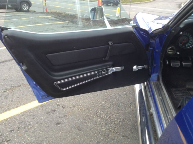 1969 Blue Chevrolet Corvette Convertible