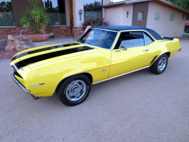 19690000 Yellow Chevrolet Camaro Coupe