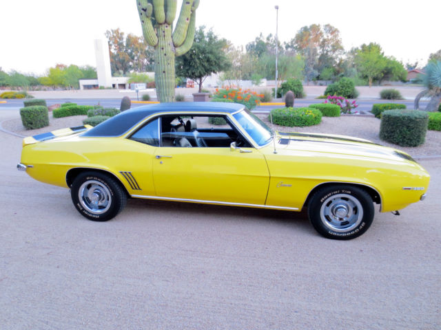 19690000 Yellow Chevrolet Camaro Coupe
