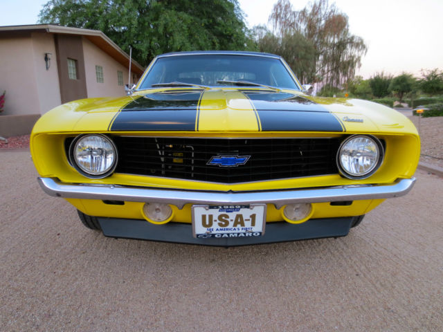 19690000 Yellow Chevrolet Camaro Coupe