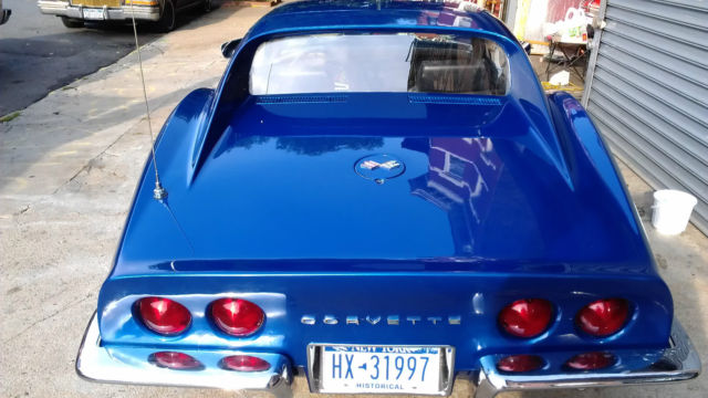 1969 Blue Chevrolet Corvette Coupe