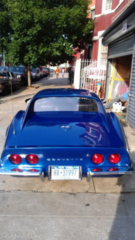 1969 Blue Chevrolet Corvette Coupe