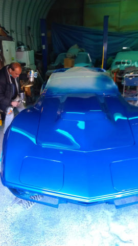 1969 Blue Chevrolet Corvette Coupe