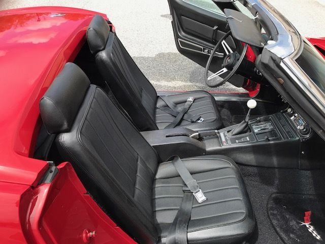 1969 Red Chevrolet Corvette Convertible