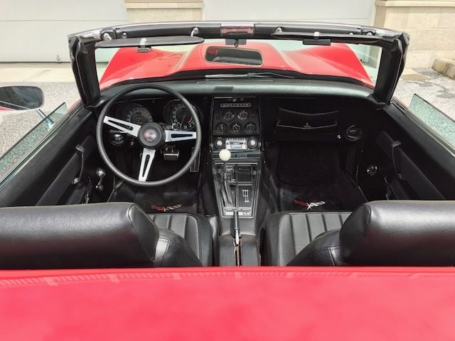 1969 Red Chevrolet Corvette Convertible