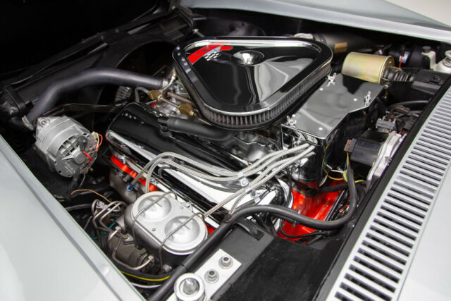 1969 Silver Chevrolet Corvette Convertible