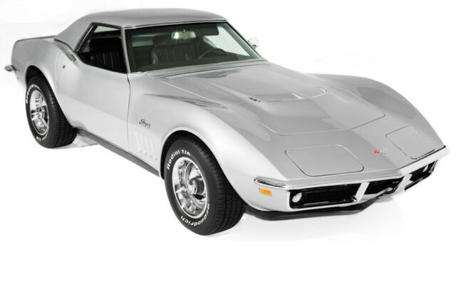 1969 Silver Chevrolet Corvette Convertible
