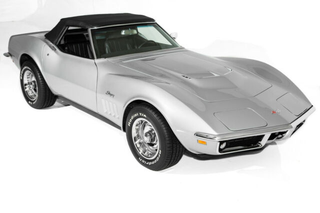 1969 Silver Chevrolet Corvette Convertible